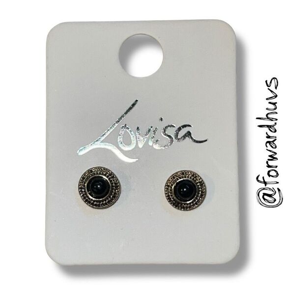 Bundle Sale 3 for $15 | LOVISA Stud Earrings – Black Center Stone - Picture 6 of 8